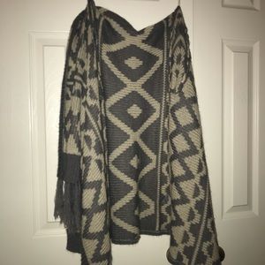 Tribal print cardigan
